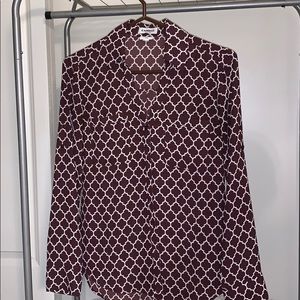 Express pattern dress shirt